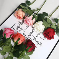 1/3/5/10/20pcs Roses Artificial Flowers Rose Flower Branch Artificial Red Roses Realistic Fake Rose for Wedding Home Decor - Buy online at  Vibe In Cart.