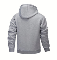 Winter Lambswool Zipper Hoodies Thicken Warm Jackets Long Sleeve Sweatshirts Casual Sports Fleece Black Coats Hooded Men Coat To - Buy online at  Vibe In Cart.