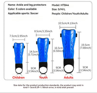 Impact Resistant Football Shin Pads with EVA and PP Material