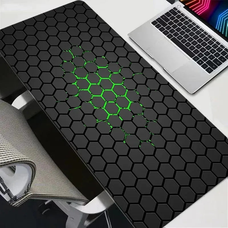 Hexagon XXL Rubber Mousepad for Gaming and Office Desks