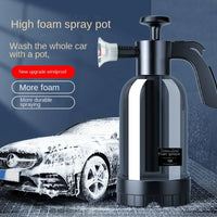 2L Hand Pump Foam Sprayer with 3 Types of Nozzle Hand Pneumatic Foam Cannon Snow Foam Car Wash Spray Bottle Car Window Cleaning - Buy online at  Vibe In Cart.