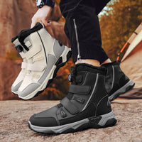 2025 high-top snow boots for men, new winter collection, outdoor leisure, slip-resistant and wear-resistant. - Buy online at  Vibe In Cart.