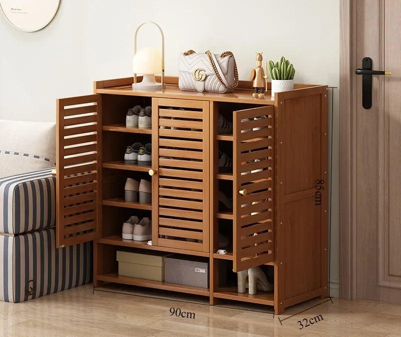 Wall Mounted Multi-Layer Shoe Rack for Home Storage