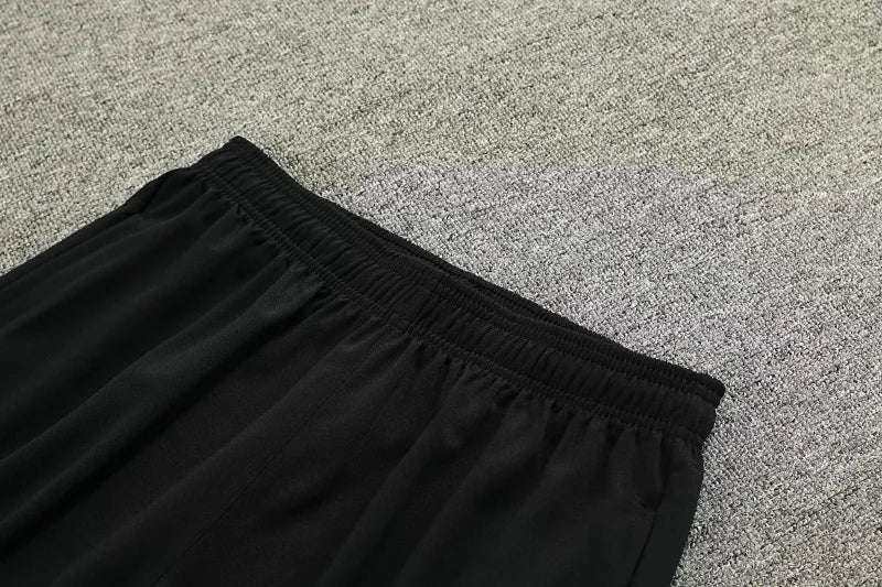 Long Sleeve Polyester Football Tracksuit Set for Men with Jacket and Pants