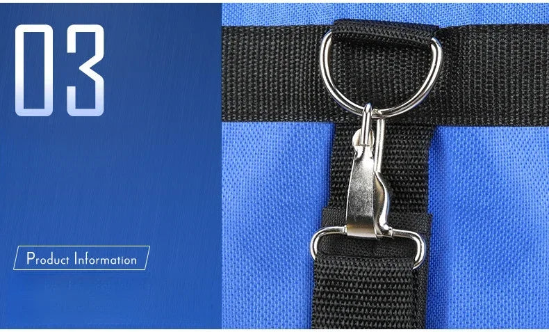 Nylon Single Layer Foldable Golf Aviation Bag with Pulley in Black