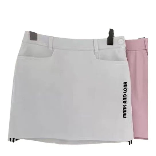 Slimming Golf Skort - A-Line Shape Tech + Built-in Shorts, On/Off Course Wear