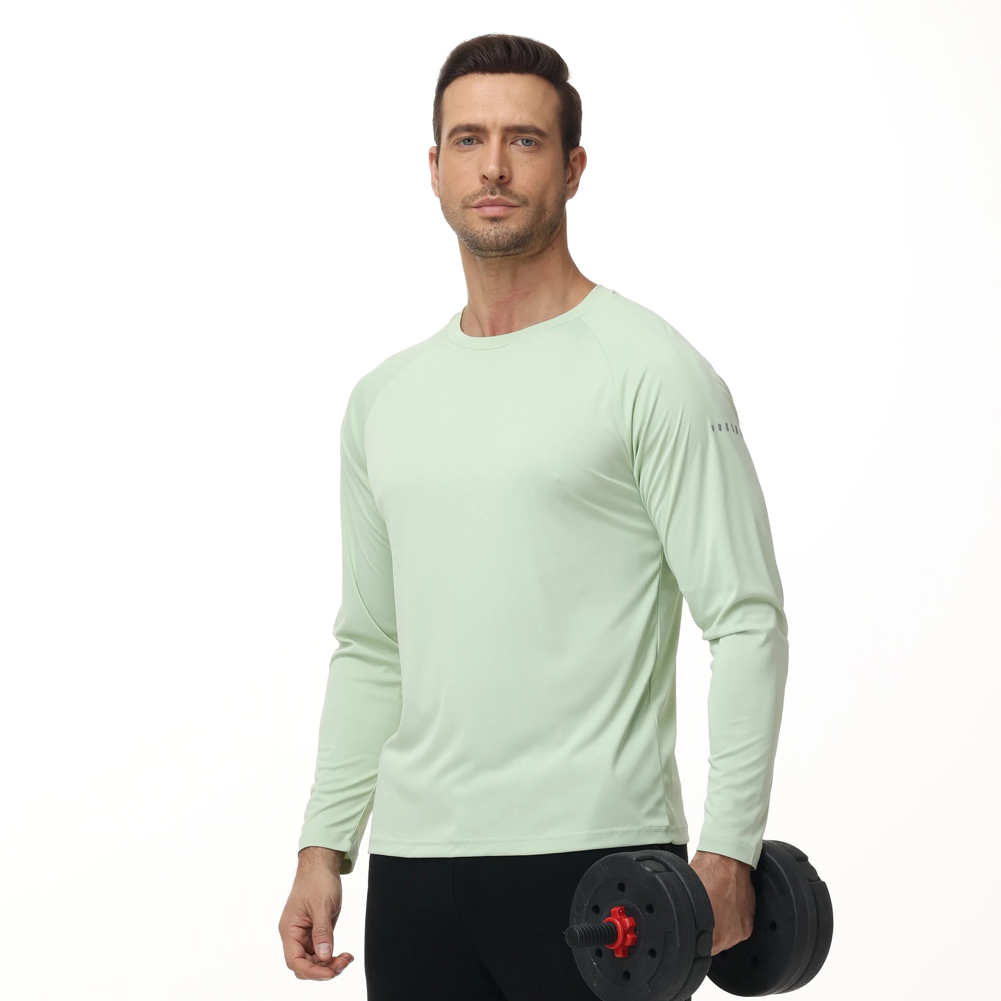 Men UPF 50+ Long Sleeve T-Shirt, Rash Guard Breathable Tops, Pullover Shirt for Sport Fishing Hiking Workout Outdoor Beach - Buy online at  Vibe In Cart.