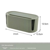 Plastic Desktop Storage Box for Cable Management