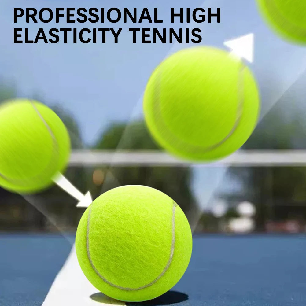 10pcs Tennis Balls With Mesh Carry Bag Practice Ball High Elasticity Pet Dog Playing Balls Outdoor Sports For Tennis Training - Buy online at  Vibe In Cart.
