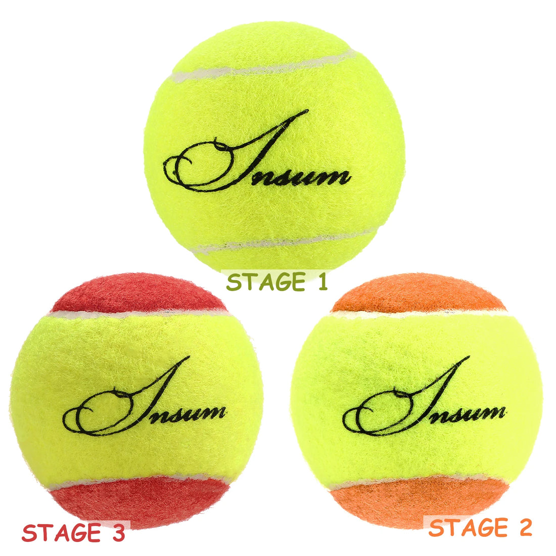 INSUM Tennis Balls for Kids 25%,50%,75% Low Compression Slower Speed Tennis Ball for Beginner Youth Kids Training Balls - Buy online at  Vibe In Cart.