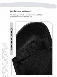 Black Men's Outdoor Casual Arch Support Sandals Anti-Slip Breathable Beach Holiday Sports Sandals for Summer Walking Size 40-45 - Buy online at  Vibe In Cart.