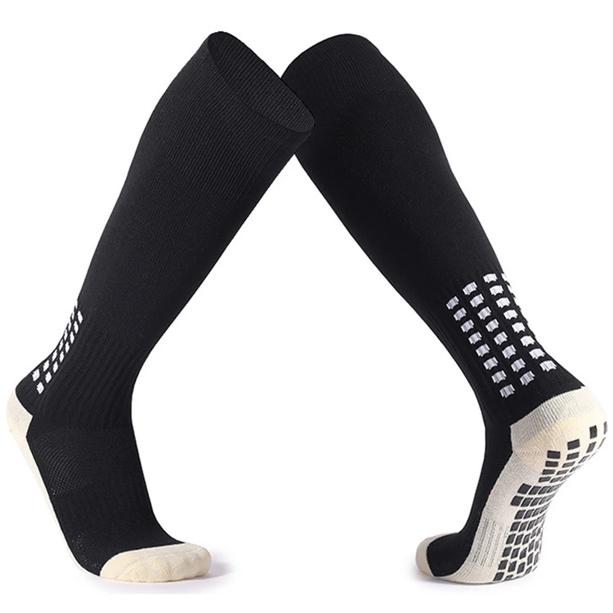 Anti Slip Soccer Knee Socks,Non Slip Football/Basketball/Hockey Sports Grip Socks A Pair - Buy online at  Vibe In Cart.