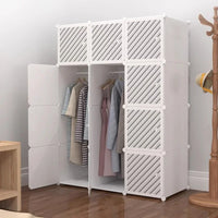 Modern Minimalist Closet Nordic Makeup Cube Jewelry Simple Portable Display Door Shelves Wardrobe Fabric Armario Hotel Furniture - Buy online at  Vibe In Cart.