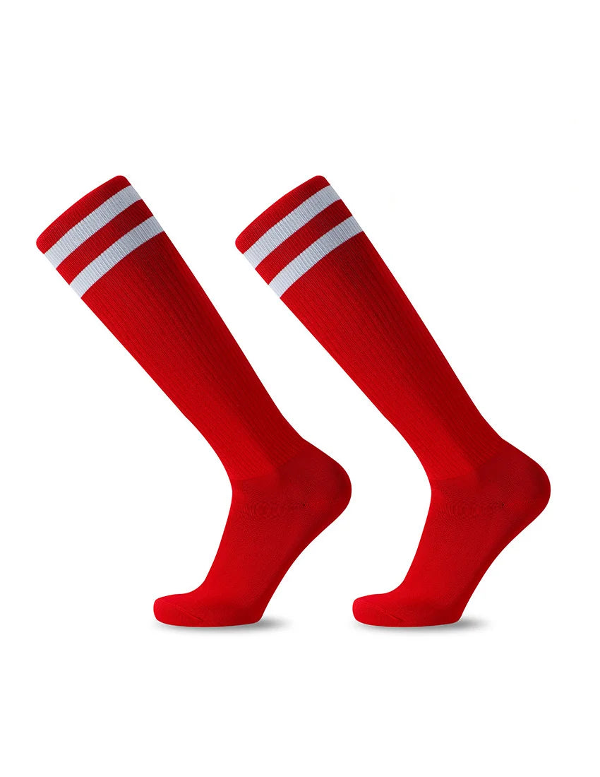 White Black Stripes Football Soccer Socks For Men Teenages Kids Boys Over the Calf Baseball Rugby Athletic Socks Women Girls - Buy online at  Vibe In Cart.