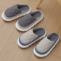Men's Winter Slippers, Plush Upper & Thick EVA Sole. Warm Comfort for Indoor/Outdoor. Sizes 46-49. Grey. - Buy online at  Vibe In Cart.