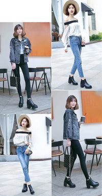 New in Women Boots Comfortable and Elegant Genuine Leather Hot Fur Shoes Woman Winter 2025 Chelsea Autumn Black Fashion Booties - Buy online at  Vibe In Cart.