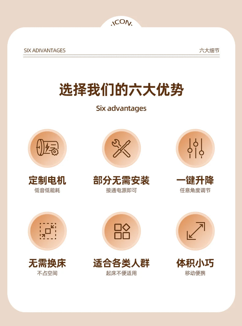 Smart Electric/hand Movement Adjustable Bed Stand Assist Recliner for Home Care Heavy Duty Hospital Bed Frame Bedroom Furniture - Buy online at  Vibe In Cart.