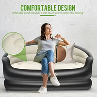 Outdoor Portable Inflatable Bed, Lounging Double Sofa, Folding Camping Inflatable Recliner, Flocking Outdoor Inflatable Sofa - Buy online at  Vibe In Cart.