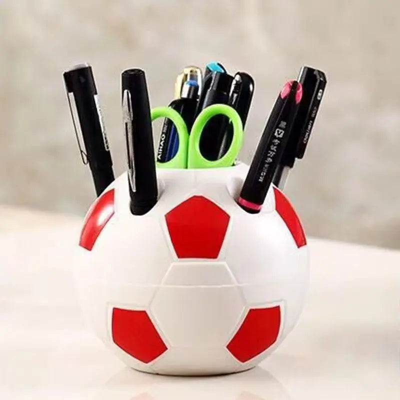 Soccer Shape Tool Home Decoration Student Gifts Supplies Pen Pencil Holder Football Shape Toothbrush Holder Desktop Rack Table - Buy online at  Vibe In Cart.