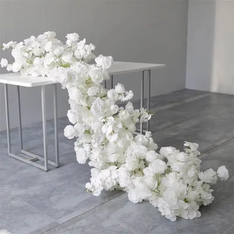 Uflower Luxury Artificial Flower Row 100/200cm Table Centerpiece Wedding Decoration Arch Backdrop Event Stage Flora - Buy online at  Vibe In Cart.