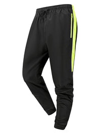 Men's Colorblock Patchwork Sports Pants with Zipper Side Pockets Spring Fall Breathable Quick Dry Hiking Running Trousers - Buy online at  Vibe In Cart.