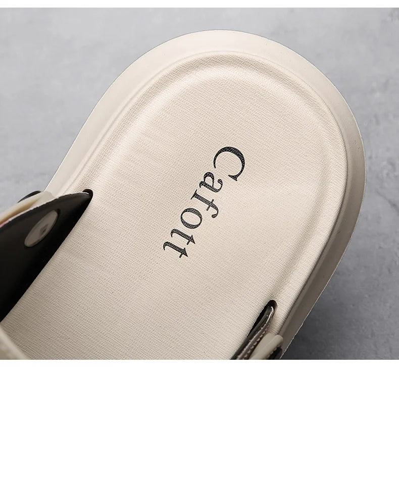 Sandals Men's 2025 New Summer Casual Beach Shoes Indoor and Outdoor Wear Two-Wear Lightweight One-Line Sandals - Buy online at  Vibe In Cart.