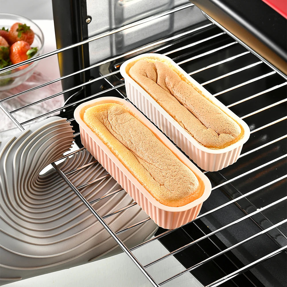 1/4Pcs Mini Household Rectangular Silicone Mold Candy Toast Mould Bread DIY Kitchen Supplies Cake Bakeware Pan Baking Tools - Buy online at  Vibe In Cart.