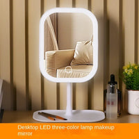 NEW 3 Colors Dimmable Lights Rechargeable LED Vanity Mirror Touch Control Makeup Mirror for Home Travel Portable Cosmetic - Buy online at  Vibe In Cart.