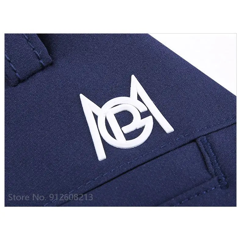 Children's Windproof Warm Golf Pants for Kids, Full Length, Elastic Band, Sizes S-XL