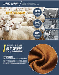 2025 new winter men's woolen coat, men's brand jacket, middle-aged double-shoulder long woolen windbreaker coat in European size - Buy online at  Vibe In Cart.