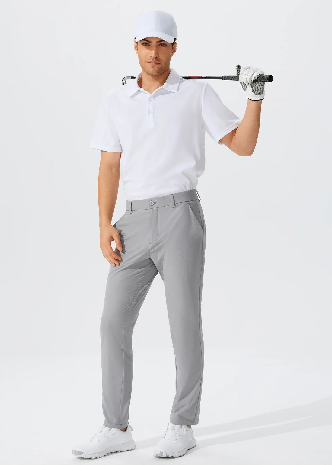 Men's Casual Golf Pants, Stretch Slim Straight Lightweight Quality Business Pants Golf Sports Trousers 30-34 Inseam Length - Buy online at  Vibe In Cart.
