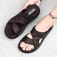 Summer Men Sandals Open Toe Flat Mens Casual Shoes Outdoor Walking Sandals for Men Beach Shoes sandalias hombre Men slippers - Buy online at  Vibe In Cart.