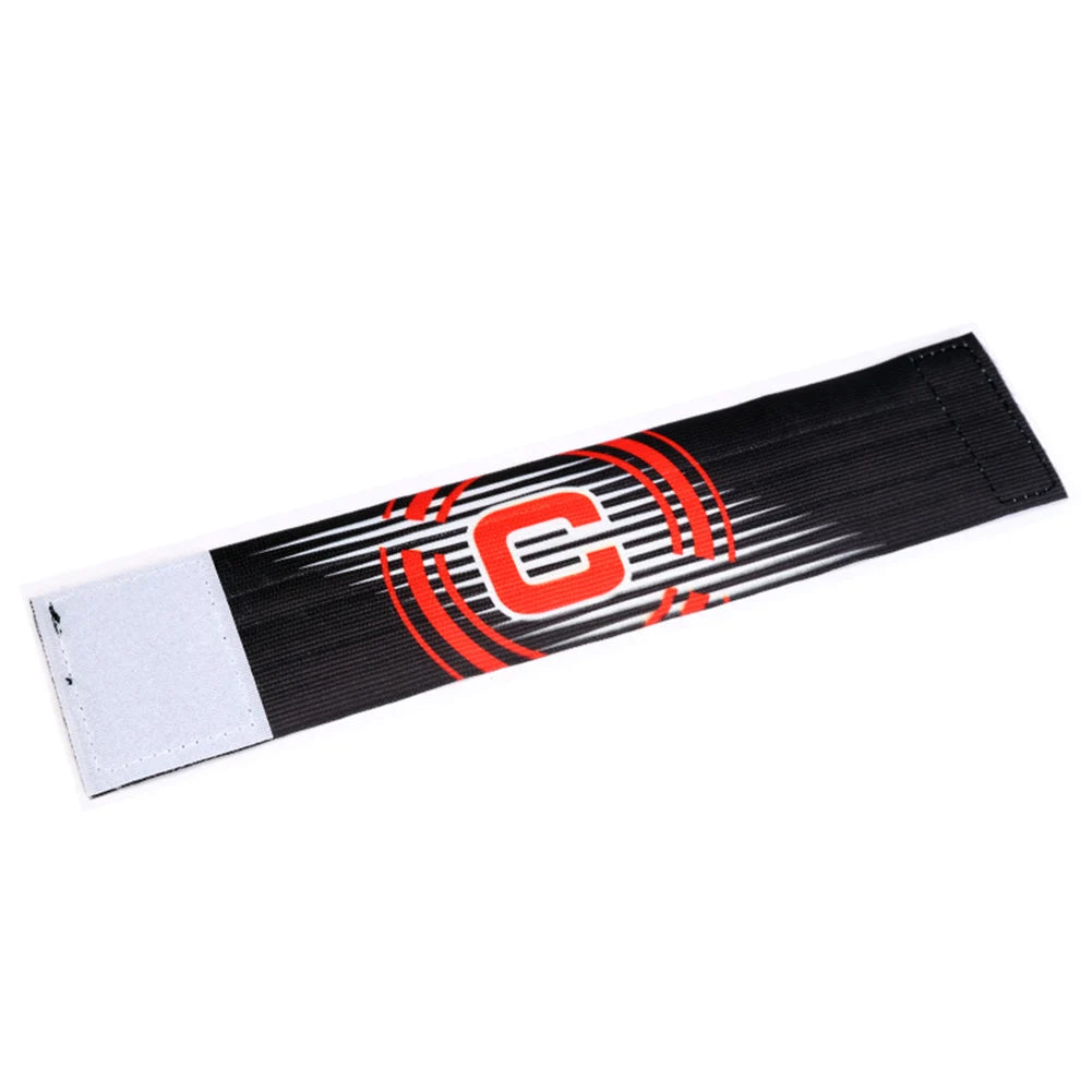 Adjustable Stripe Football Captain's Armband in Polyester for Kids and Adults