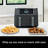 6in1 DualZone Air Fryer with Two Separate Baskets and 8Quart Capacity for Efficient Cooking in Multiple Kitchen Applications Id - Buy online at  Vibe In Cart.