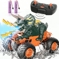 Remote Control Triceratops Toys Truck High Speed With Roar Light And For Kids 3-7 Ages Off Road Dinosaur Outdoor Cars For Boys - Buy online at  Vibe In Cart.