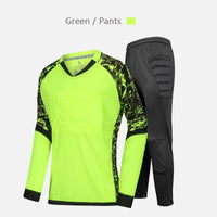 Children's Long Sleeve Protective Goalkeeper Jersey for Football