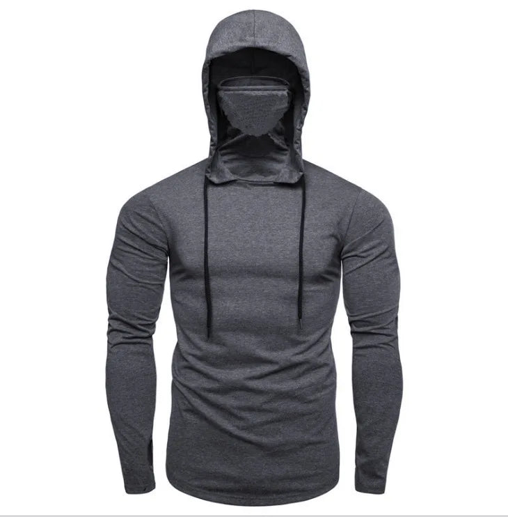 2025 Men Balaclava Zip Hoodie Winter Warm Casual Sweatshirt with Hooded Face Mask Zipper Design Sports Jacket Outdoor Activities - Buy online at  Vibe In Cart.