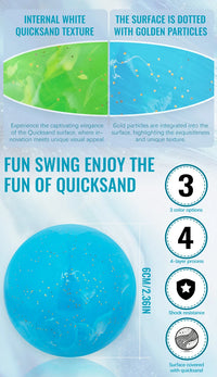 Caiton Premium Park Golf Ball – 60mm/2.36in, Fluid Art Design, Red, Blue, Green, 4-Layer Construction - Buy online at  Vibe In Cart.