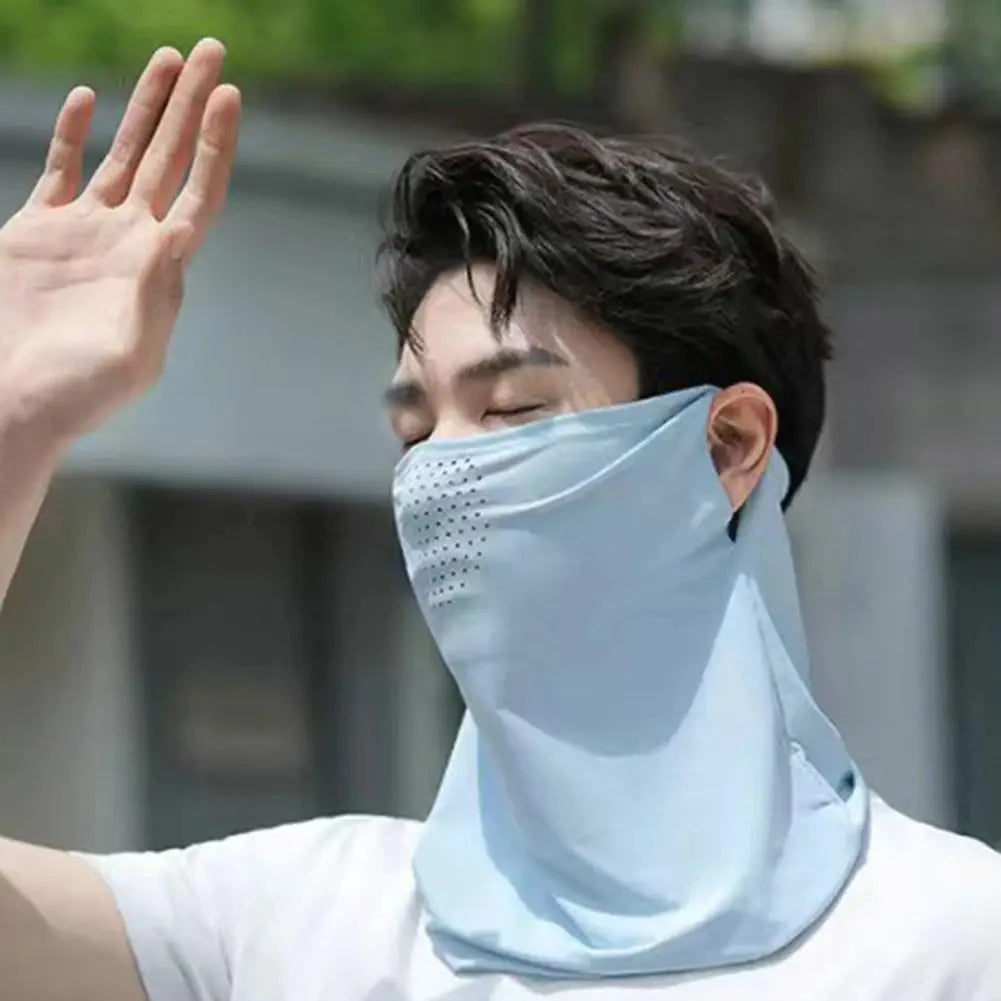 Women's Polyester UV Protection Outdoor Neck Scarf for Spring and Summer