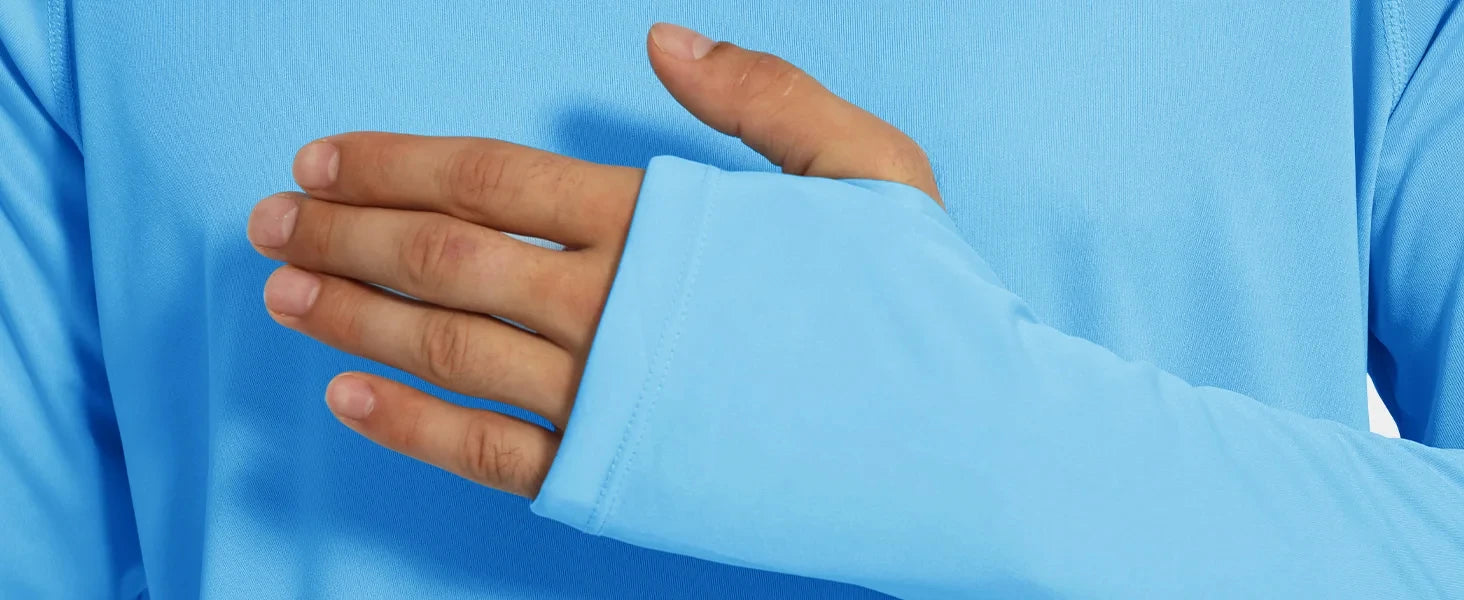 TACVASEN Sun Protection T-Shirts Mens Long Sleeve Hoodie Casual UV-Proof T-Shirts Breathable Lightweight Quick Dry T shirts Male - Buy online at  Vibe In Cart.