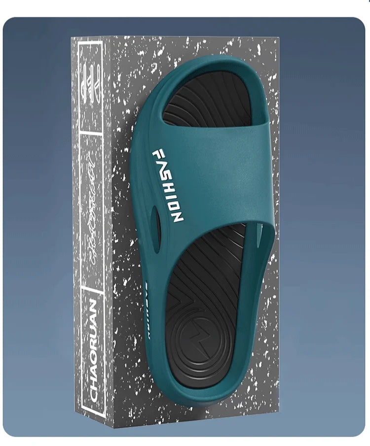 2024 Super Thick Bottom Slippers for Home Use Non slip Slippers for Men Outwear Fashion Soft Sole Summer Slippers - Buy online at  Vibe In Cart.