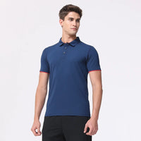 Quick Dry Men's Sports Polo Shirt Golf wear Summer Gym Fitness Training Clothing Comfortable Breathable Shirts - Buy online at  Vibe In Cart.