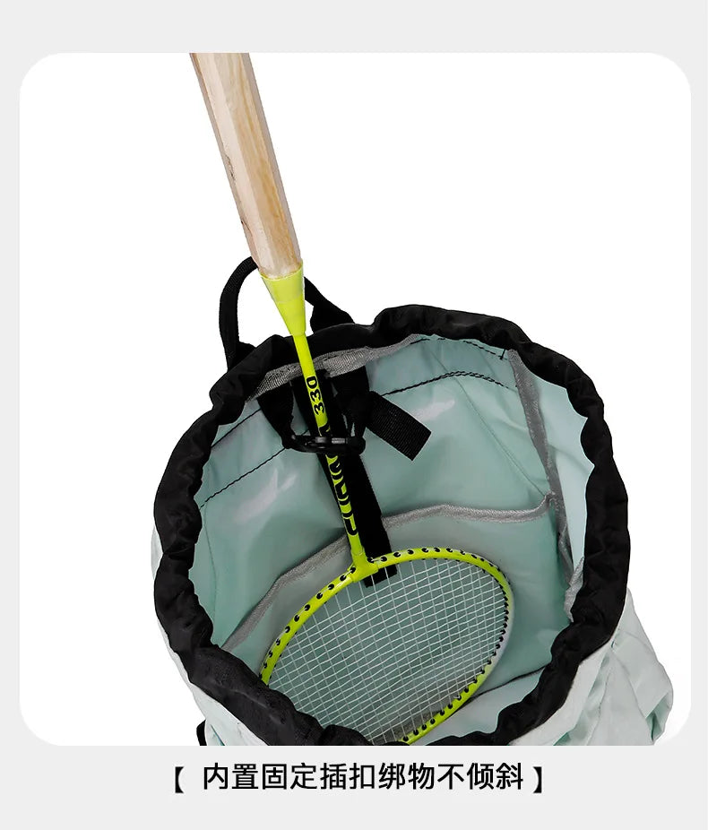 Portable Tennis badminton Racket Bag Versatile for outdoor use Lightweight Drawstring Back pack for Men and Women Hiking Bag - Buy online at  Vibe In Cart.