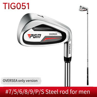 Right Handed Training Golf Irons Set With Carbon Shaft And Stainless Steel Head For Numbers Five Through S