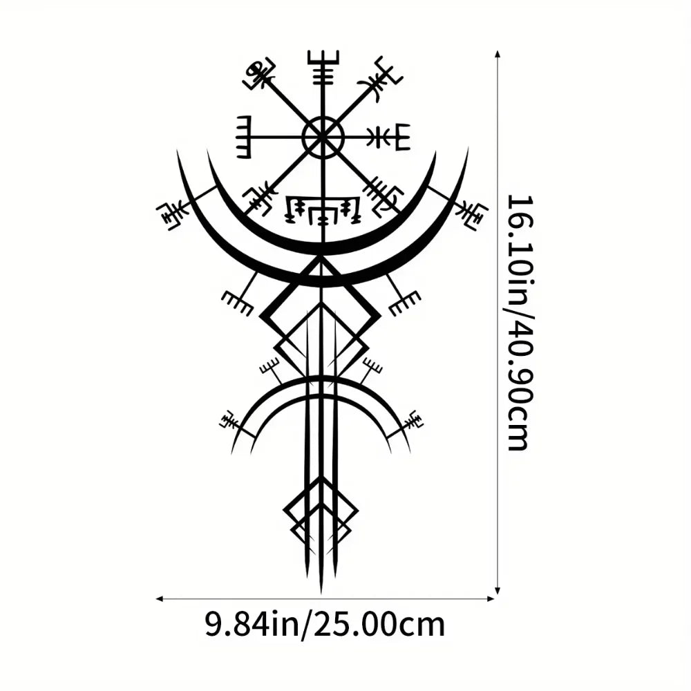 Unique Viking Rune Metal Wall Hanging Ideal For Home Decor Gift Bringing Mythological Inspiration To Your Personal Space - Buy online at  Vibe In Cart.