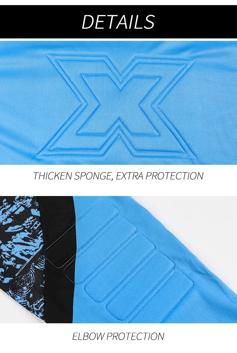 Kids Goalkeeper Uniform Boys Goalkeeper Jersey Doorkeepers Long Sleeve Sponge Protective Football Uniform For Children's - Buy online at  Vibe In Cart.