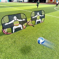 Foldable Football Goal Nylon Soccer Goal Kids and Adults Football Target Net for Playground Backyard Indoor Outdoor Training - Buy online at  Vibe In Cart.