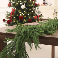 180cm Christmas Garlands Norfolk Pine Garland Artificial Plants Faux Greenery Vine for Home Table Xmas Party Festival Decoration - Buy online at  Vibe In Cart.