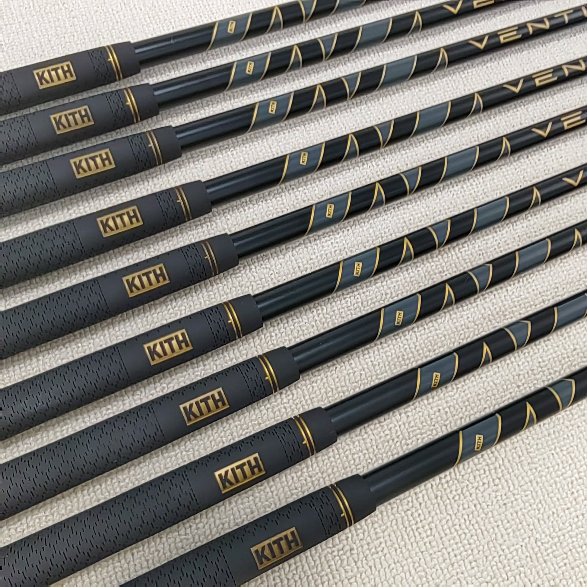 9-Piece Right Handed Golf Irons Set in Black with Graphite Shaft