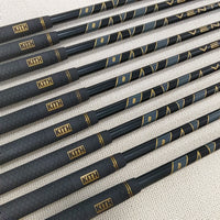 9-Piece Right Handed Golf Irons Set in Black with Graphite Shaft